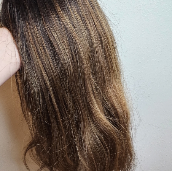 LILLYS HAIR LONG WIG Highlights (density human hair) - Picture 2 of 12